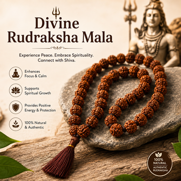 Divine Rudraksha Mala